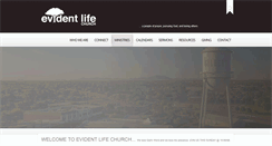 Desktop Screenshot of evidentlife.org